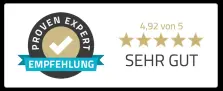 ProvenExpert Empfehlung – Sehr gut